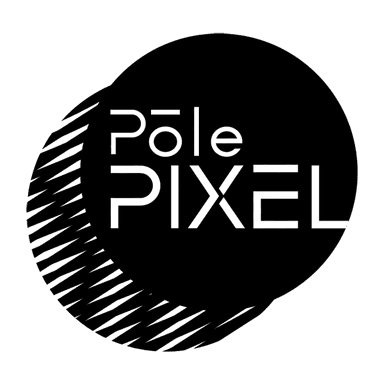 Logo Pôle PIXEL noir