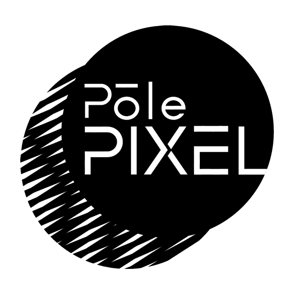 Logo Pôle PIXEL noir